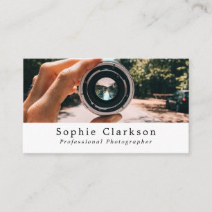 Camera Lens, Photographer, Photography Business Card