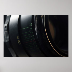 Camera lens poster