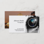 Camera Lens - Showcase Your Best Work on the Back Business Card (Front/Back)