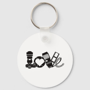 Camera Love Keychain