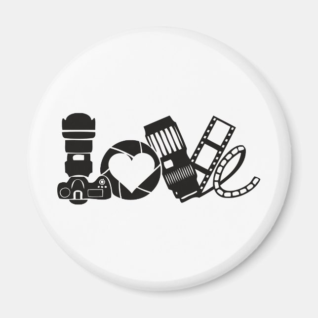 Camera Love Magnet (Front)