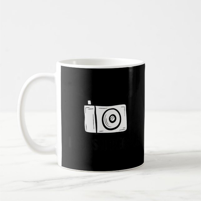 camera lover funny photographer i flash people pho coffee mug (Left)