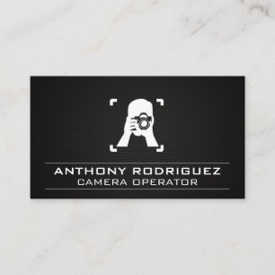 Camera Man   Photographer Business Card