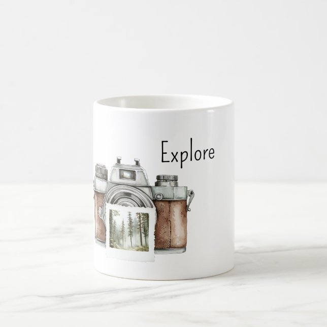 Camera Nature Explore Coffee Mug (Center)