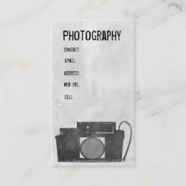 Camera Photography Business Card