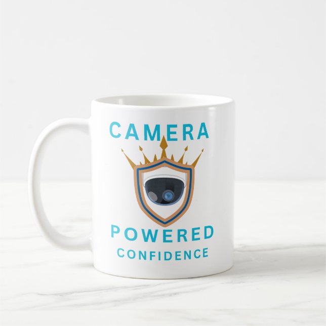 Camera Powered Confidence Coffee Mug (Left)
