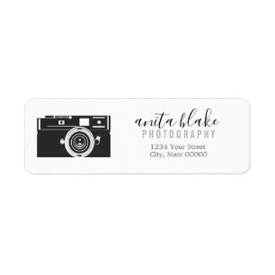 Camera Return Address Labels