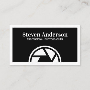 Camera Shutter Icon Business Card