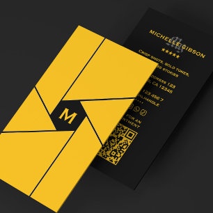 Camera Shutter Lens Yellow Cinematographer Business Card