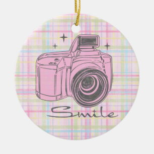 Camera Smile Ornament