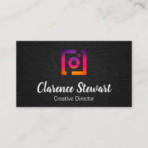 Camera Social Media Business Card