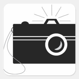 Camera Square Sticker