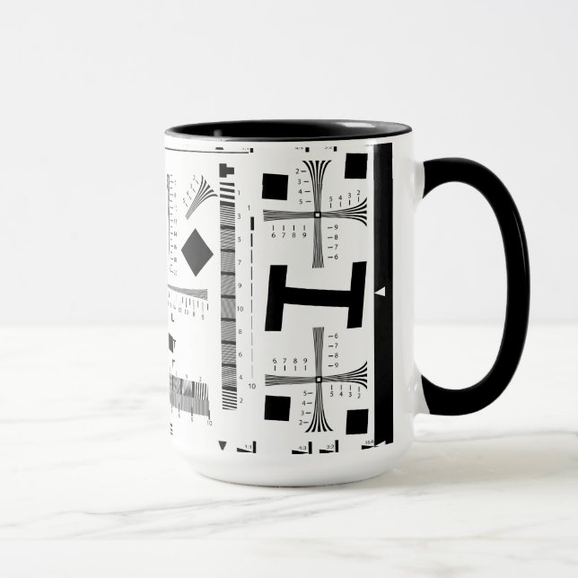Camera Test Chart Mug (Right)
