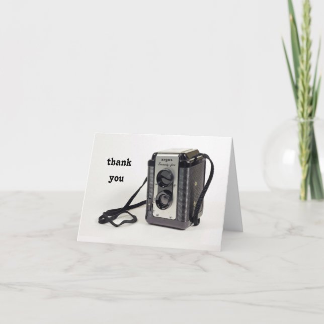 Camera thank you card (Front)