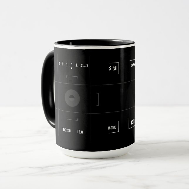 Camera View Finder Coffee Mug (Front Left)
