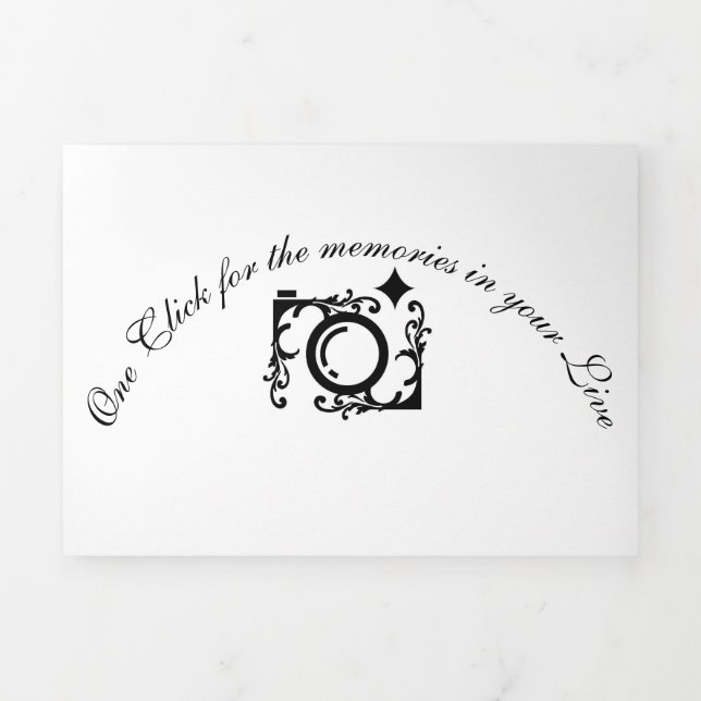 camera voucher Tri-Fold holiday card (Cover)