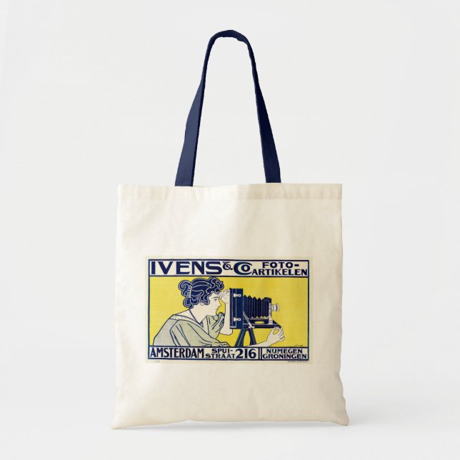Camera Woman, Photographer, Van Caspel Tote Bag (Front)