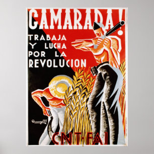 Camerada! cartel [Comrades poster] Poster