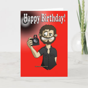 cameraman birthday 2 card