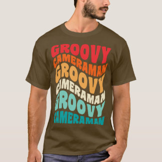 Cameraman Vintage Retro 60s 70s 80s Vibes T-Shirt