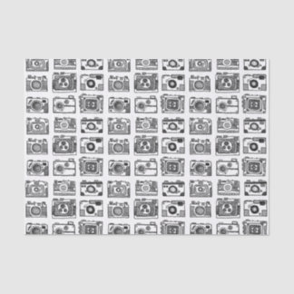 Cameras (Hand-drawn) Tissue Paper