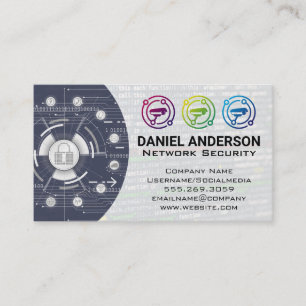 Cameras Logo   Cyber Security  Business Card