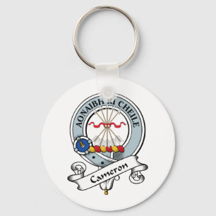 Cameron Clan Badge Key Ring