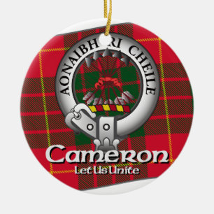 Cameron Clan Ceramic Tree Decoration