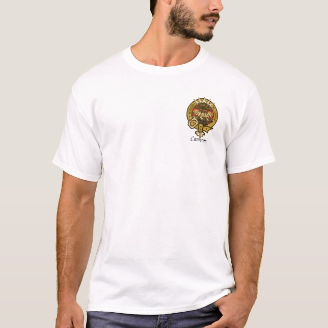 Cameron Clan Crest T-Shirt (Front)