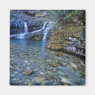 Cameron Falls in Waterton Lakes National Park in 2 Magnet