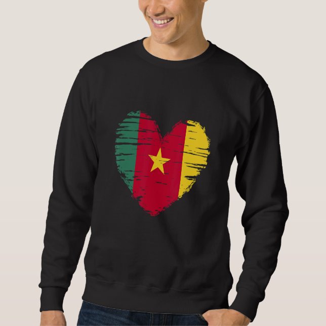 Cameron Heart Cameron Flag Cameron Pride Sweatshirt (Front)