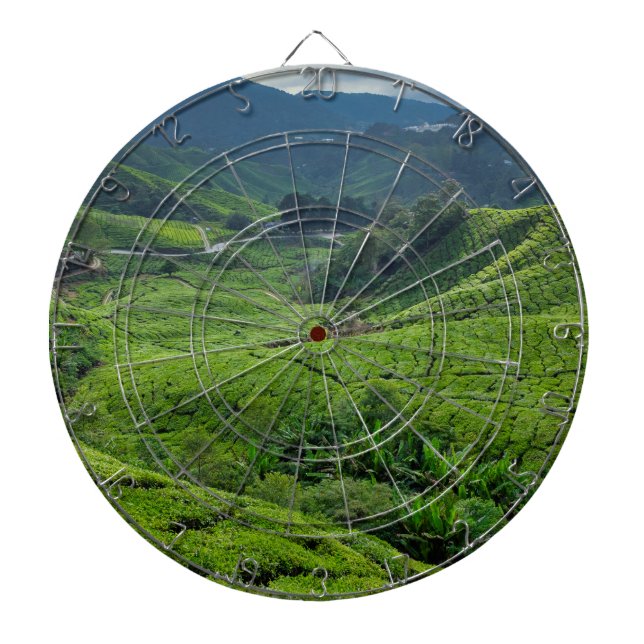 Cameron Highlands Tea Plantation Dartboard (Front)