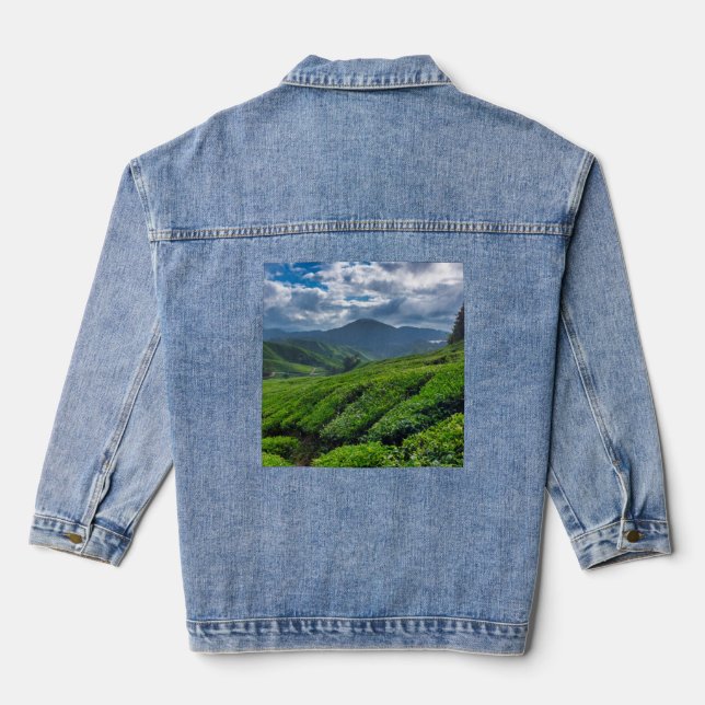 Cameron Highlands Tea Plantation Denim Jacket (Back)
