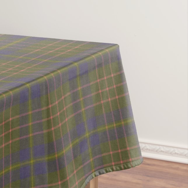 Cameron Hunting Ancient  Original Scottish Tartan  Tablecloth (In Situ)