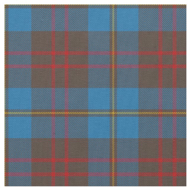 Cameron Hunting Tartan Fabric (Close Up)