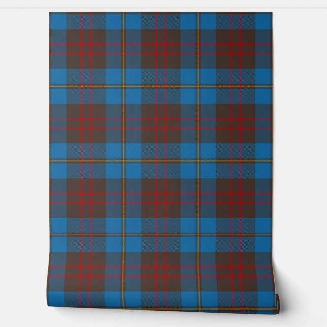 Cameron Hunting Tartan Plaid Scottish Clan Wallpaper (Unrolling)
