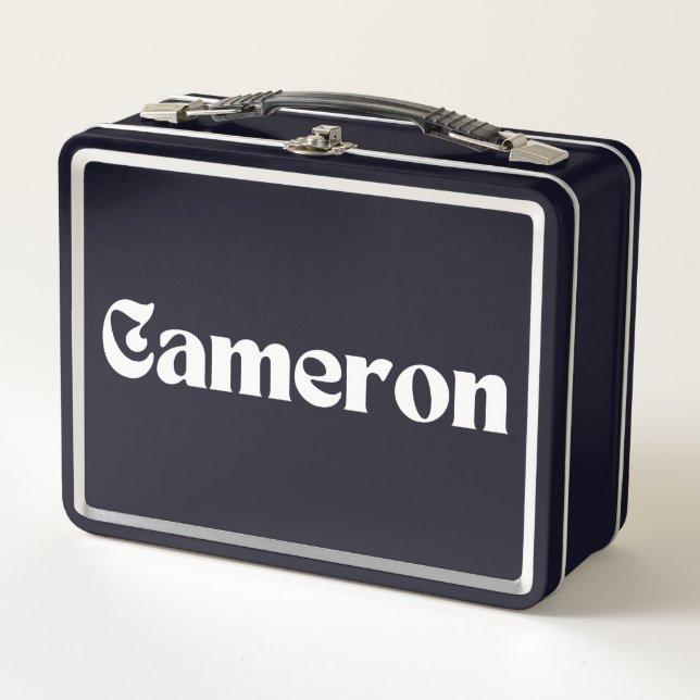 Cameron Metal Lunch Box (Front)