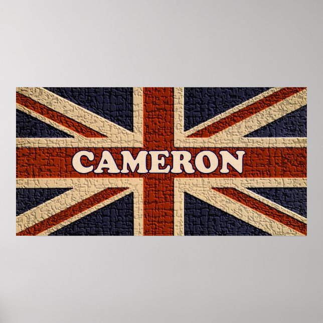 Cameron ~ Political U.K General Election Poster (Front)