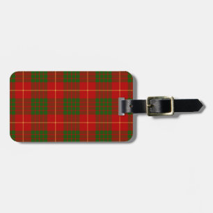 Cameron Tartan Pattern Luggage Tag