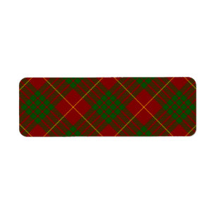 Cameron tartan red green plaid