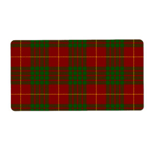 Cameron tartan red green plaid