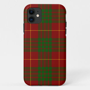 Cameron tartan red green plaid iPhone 11 case
