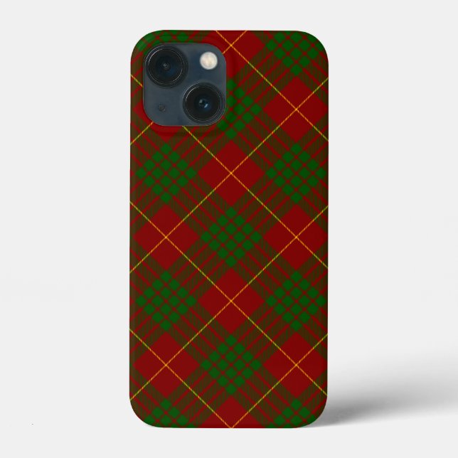 Cameron tartan red green plaid Case-Mate iPhone case (Back)