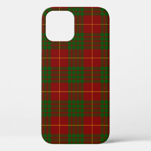 Cameron tartan red green plaid iPhone 12 case