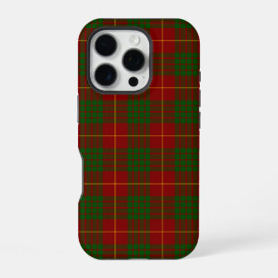 Cameron tartan red green plaid iPhone 16 pro case