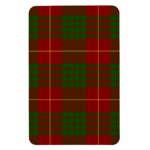Cameron tartan red green plaid magnet