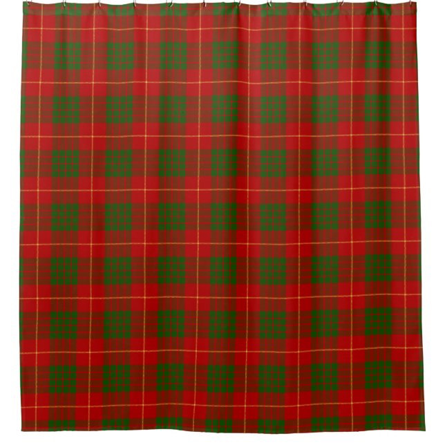 Cameron Tartan Shower Curtain (Front)