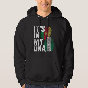 Cameroon And Nigerian Mix DNA Heritage Flag Hoodie
