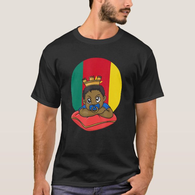 Cameroon Cameroonian Africa Proud Prince Boy Son M T-Shirt (Front)