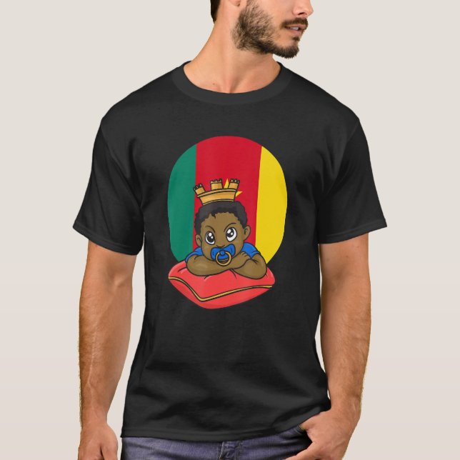 Cameroon Cameroonian Africa Proud Prince Boy Son M T-Shirt (Front)